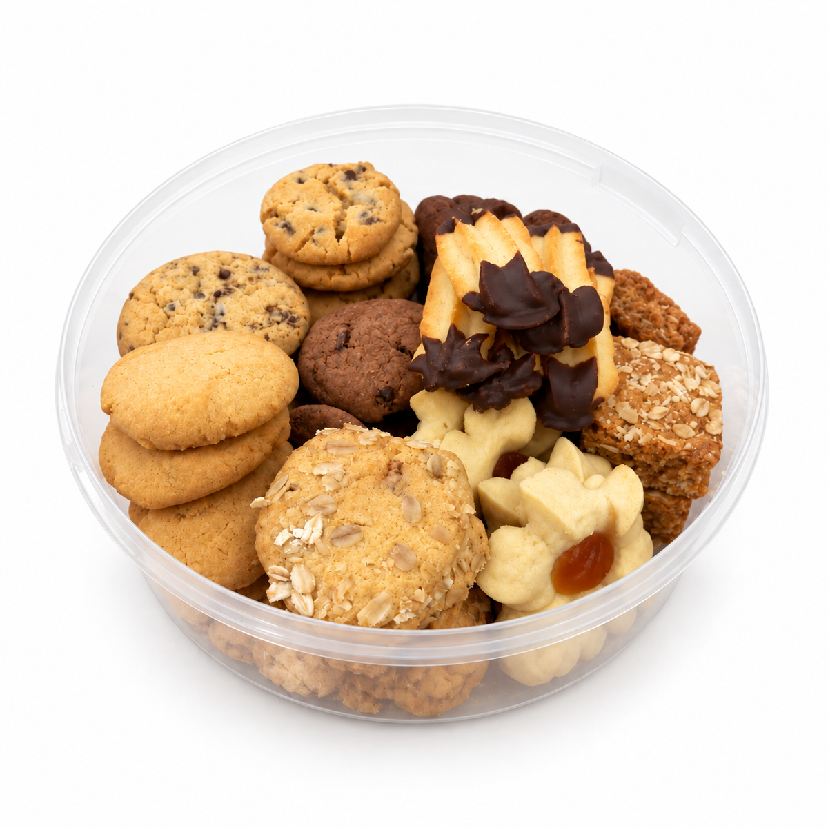 Piped Biscuits tub